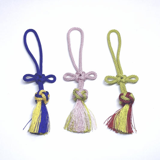 正絹 シャカ玉飾り紐