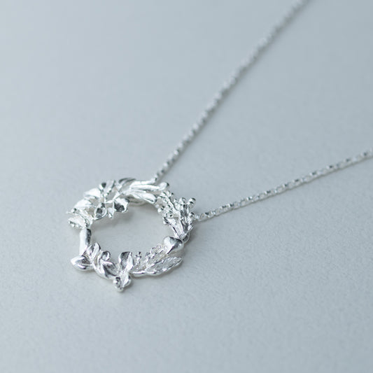 【候+】 銀製 ペンダント 七草