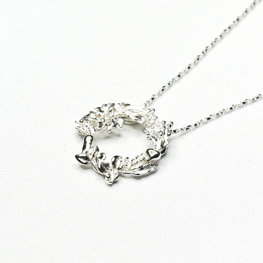 【候+】 銀製 ペンダント 七草