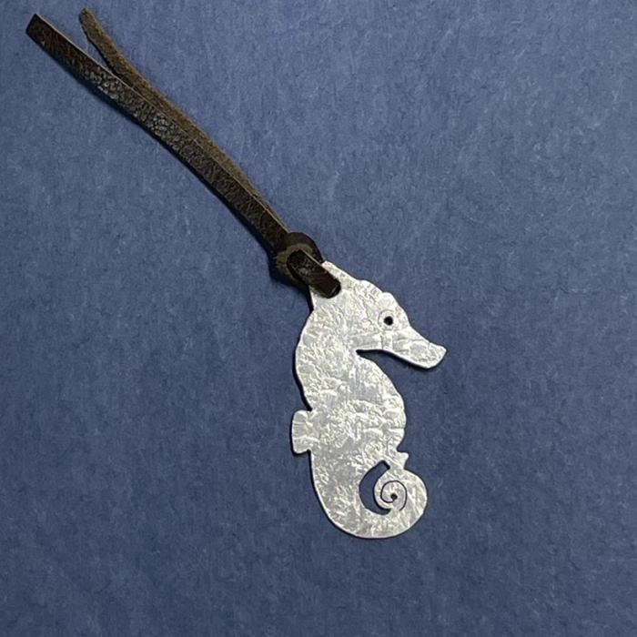 Pure Silver Bookmark Aquarium