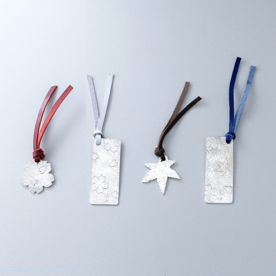Pure Silver Bookmark Plant