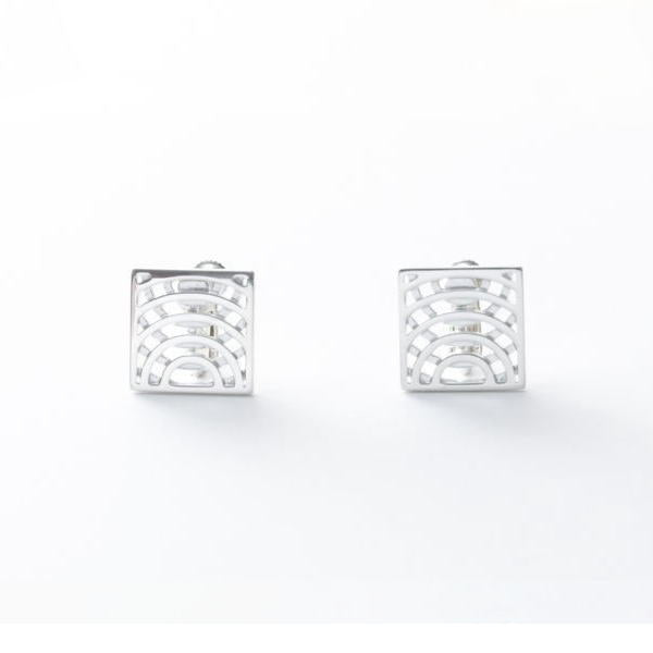 CHIKUEIDO jewelry　イヤリング 「ジャルダン【石庭】」