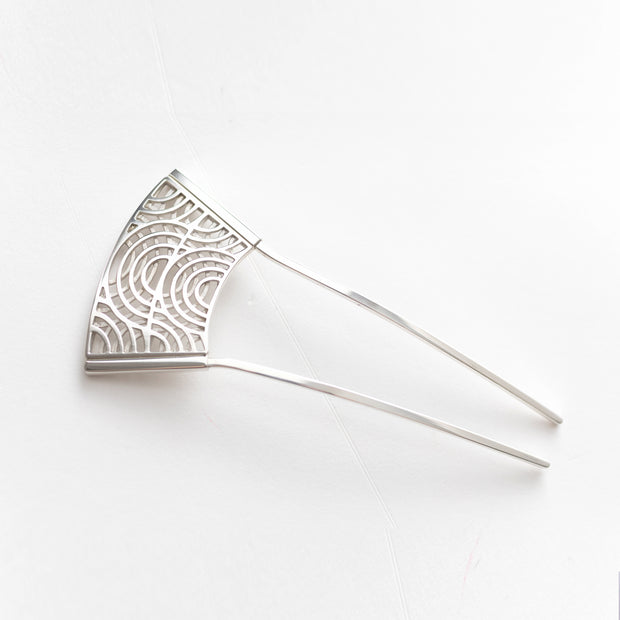 銀製 かんざし ジャルダン【石庭】