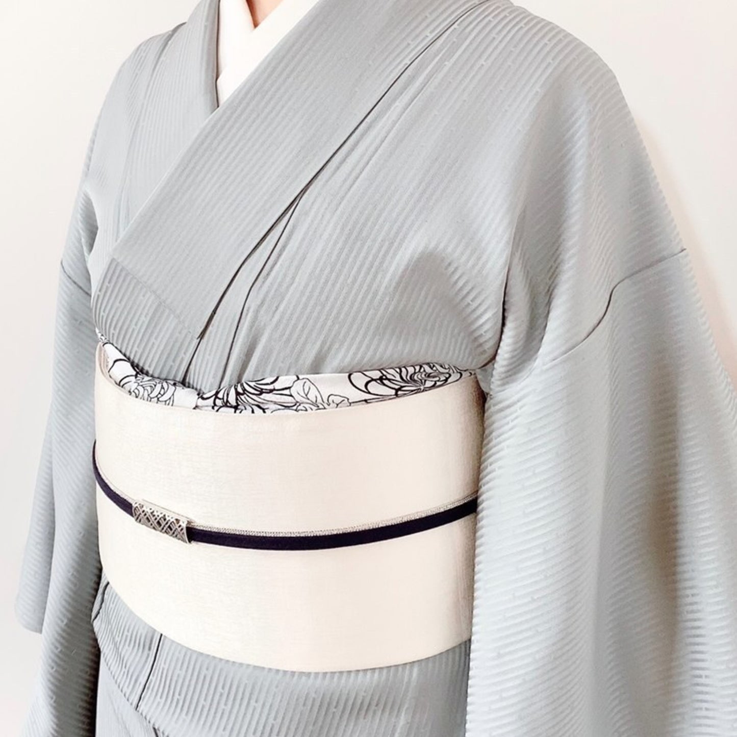 帯留 ジャルダン【石庭 直線】