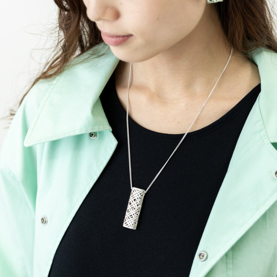 CHIKUEIDO jewelry  ペンダント「ジャルダン【石庭】」両面帯留