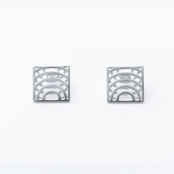 CHIKUEIDO jewelry earrings "Jardin [Stone Garden]"