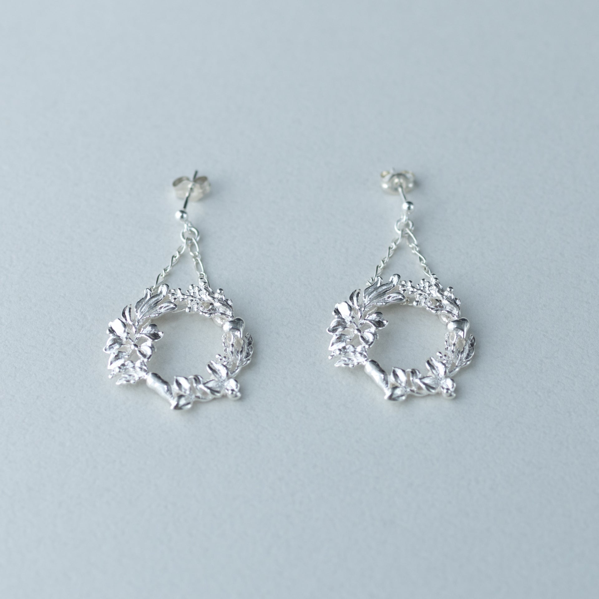 [Season+] Seven Herbs Wreath Earrings