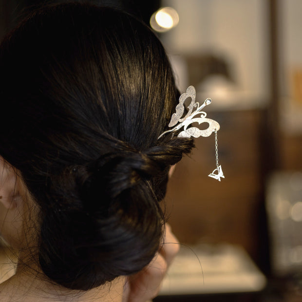 Decorative Hairpin Dancing Butterfly