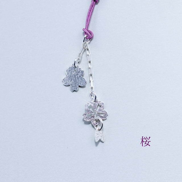 Silver flower hairpin