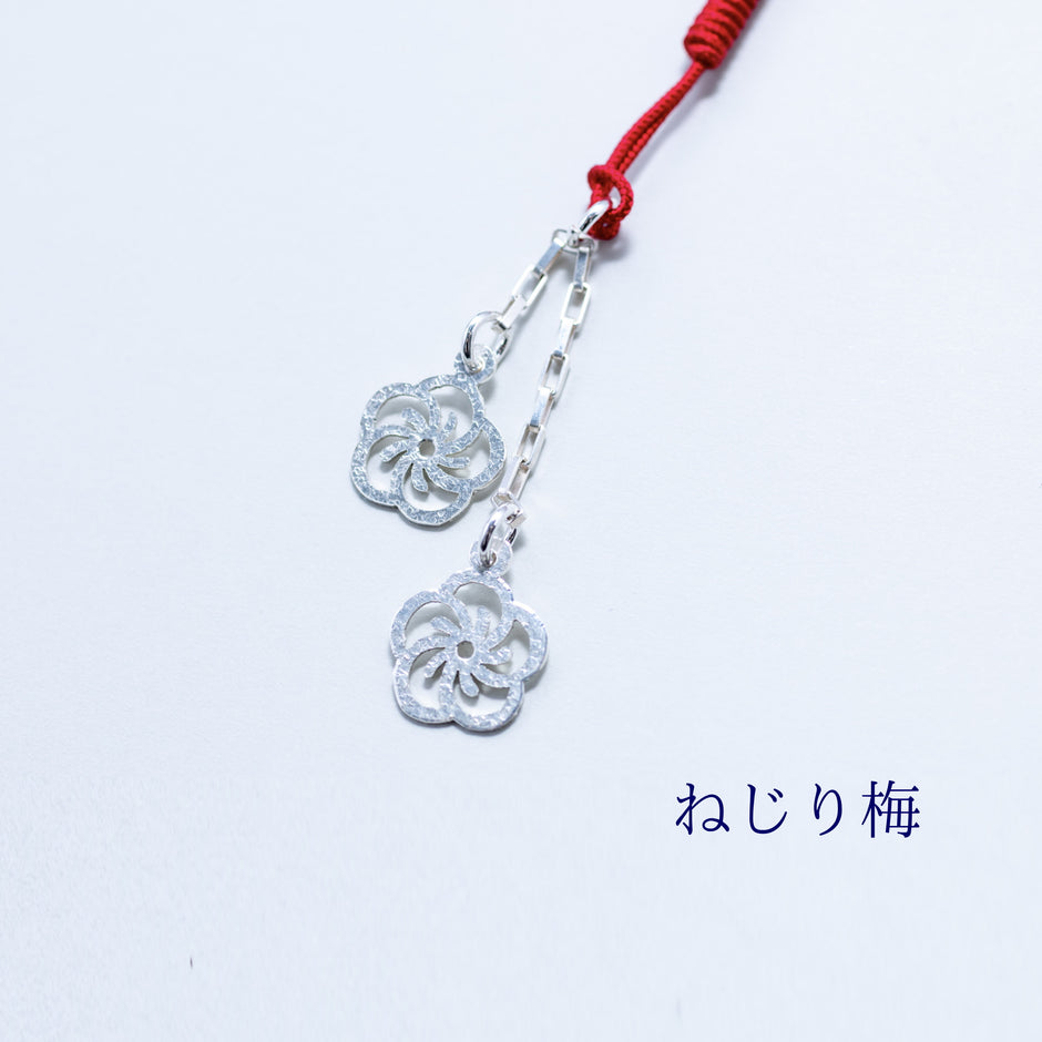 銀の小花 かんざし