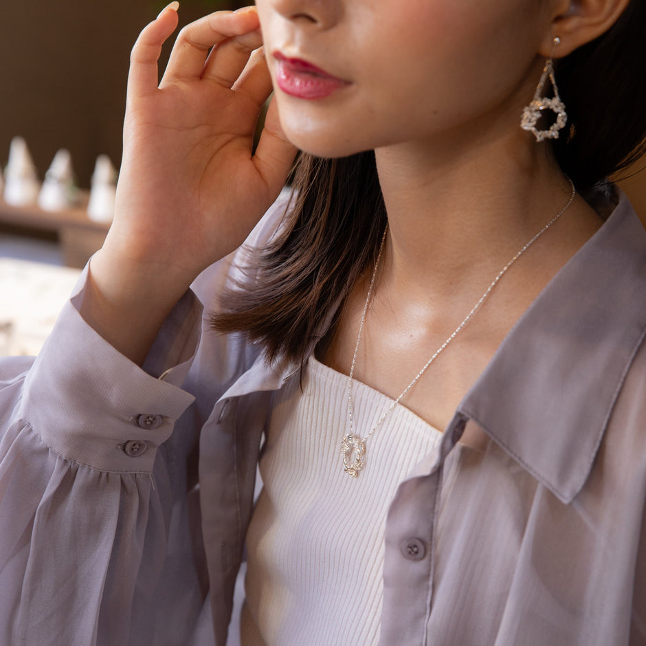 【候+】 ピアス 七草リース
