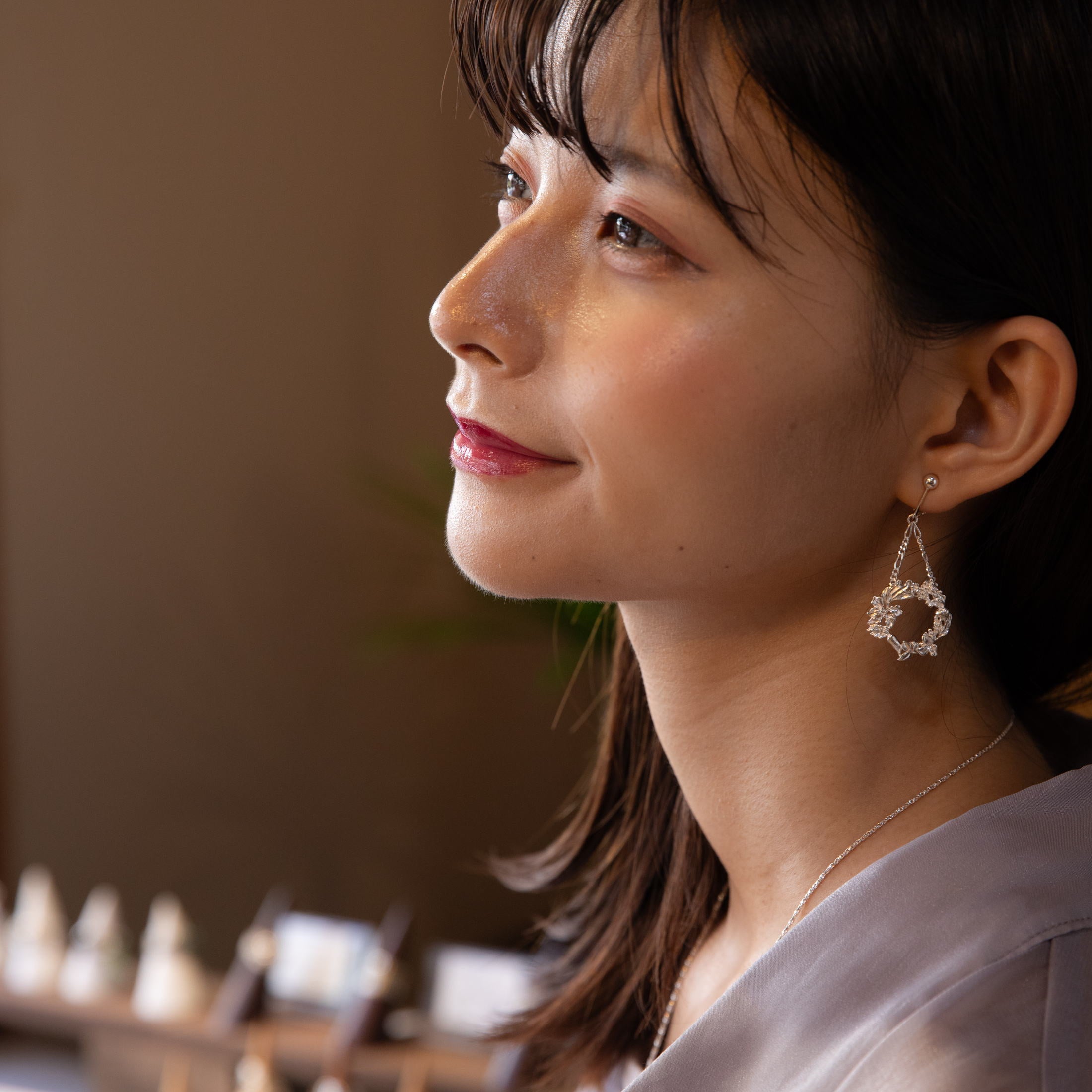 【候+】 ピアス 七草リース