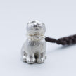 Silver Puppy Netsuke