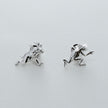 Pin Badge/Tie Tack Choju Giga Frog & Rabbit