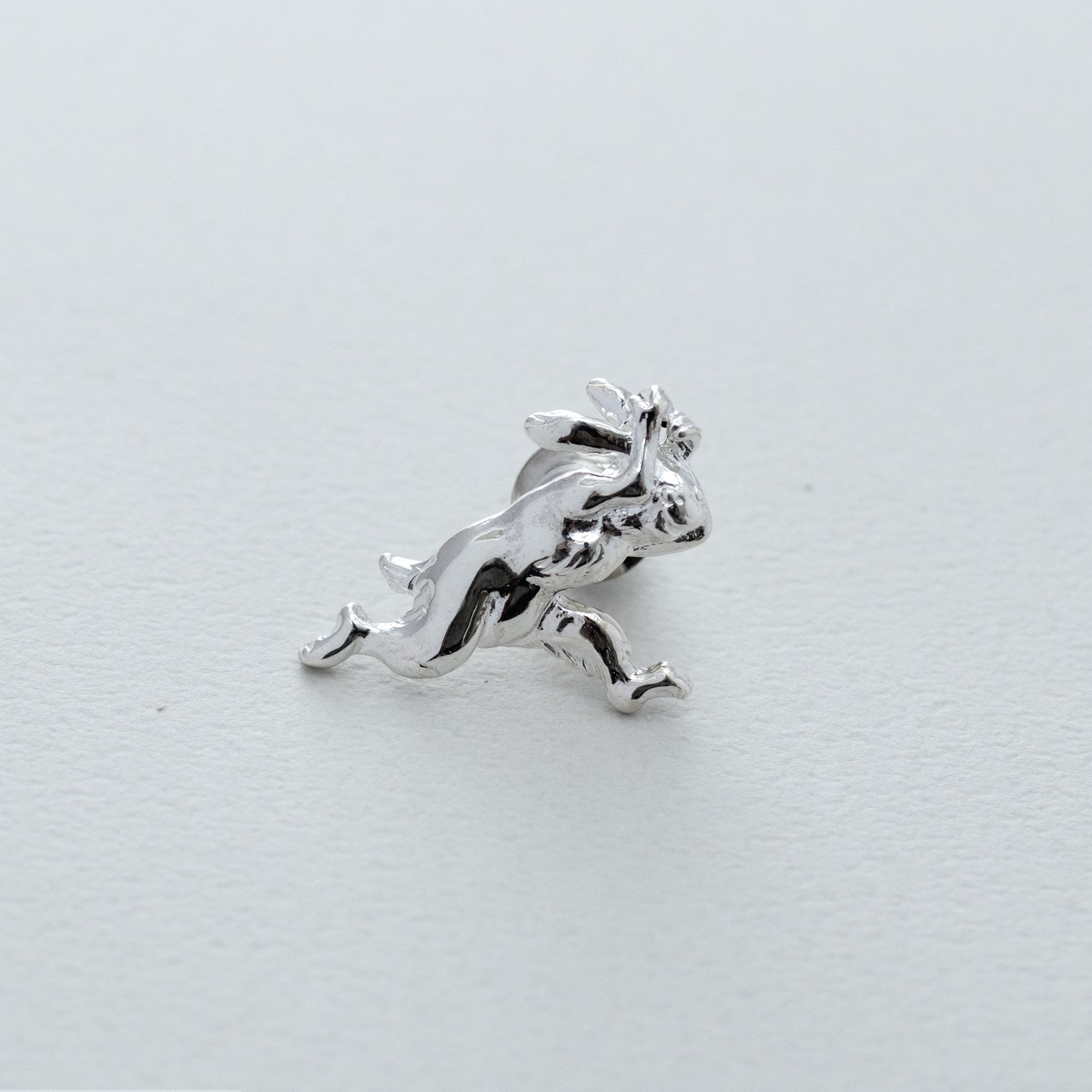 Pin Badge/Tie Tack Choju Giga Frog & Rabbit