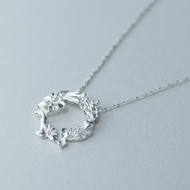 【候+】 銀製 ペンダント 七草