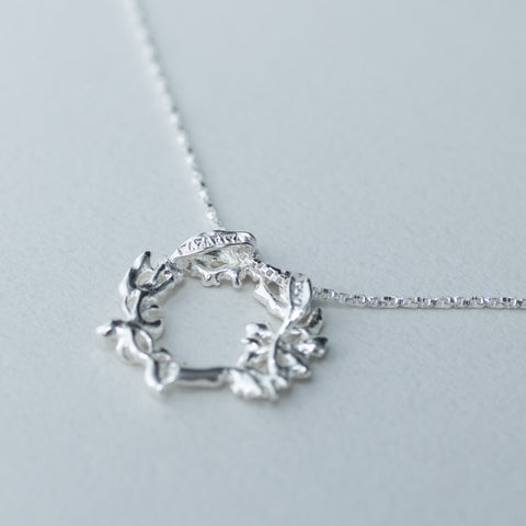 【候+】 銀製 ペンダント 七草