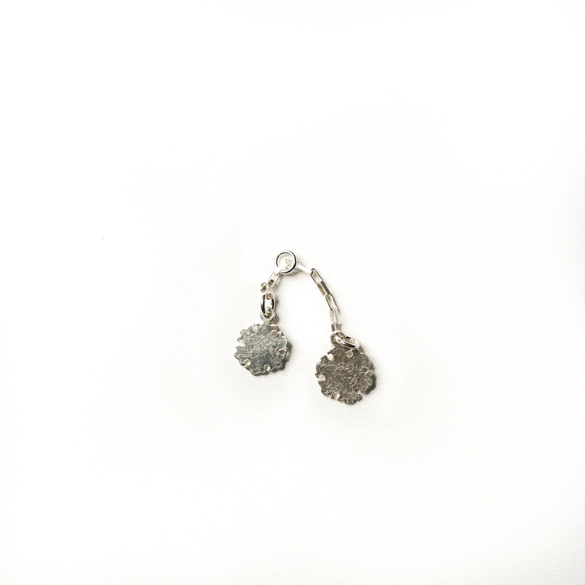 Silver flower hairpin