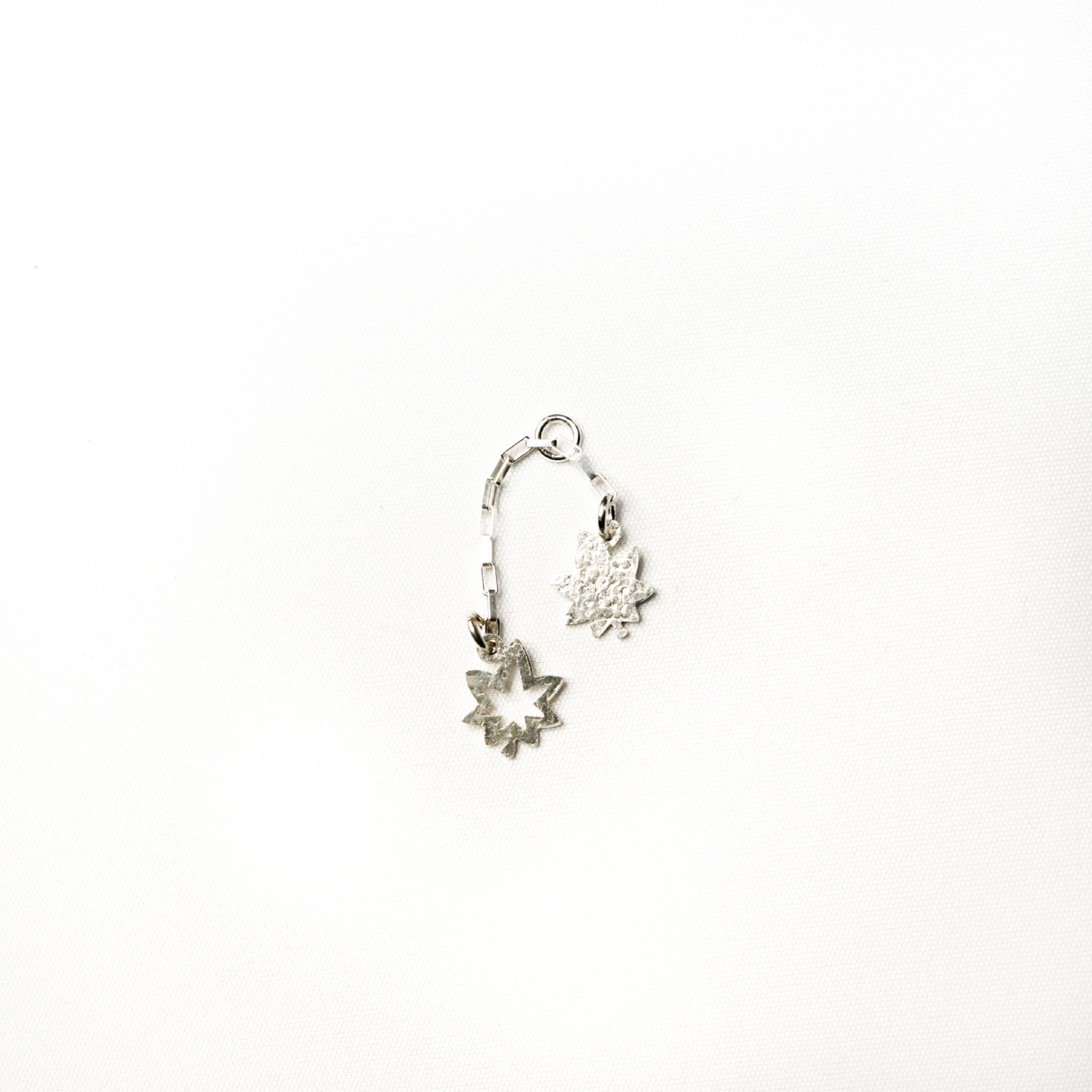 Silver flower hairpin