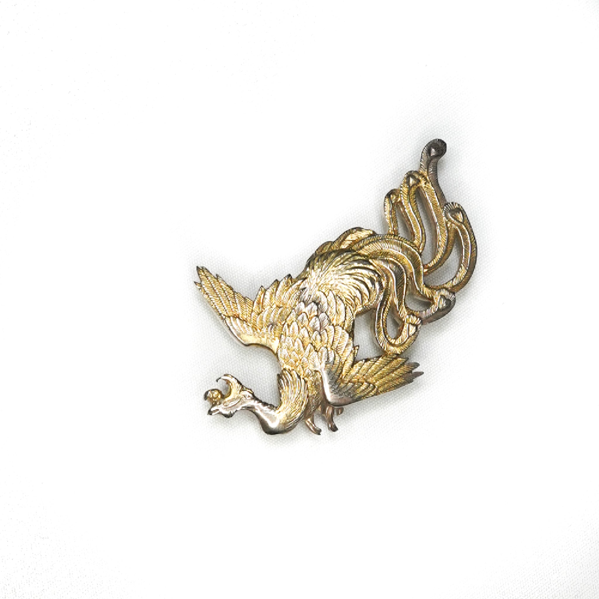 Silver Obidome with Phoenix Design