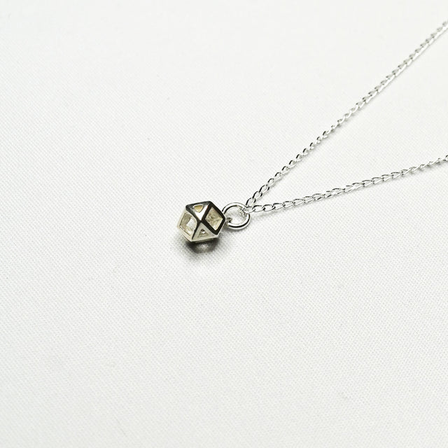 切子 ペンダント 銀製