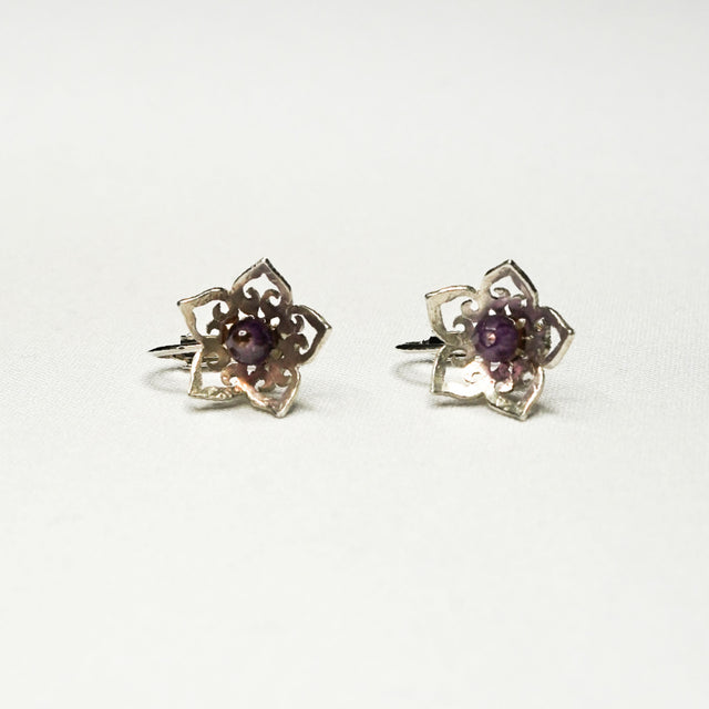 Pure Silver Mini Aoi Earrings