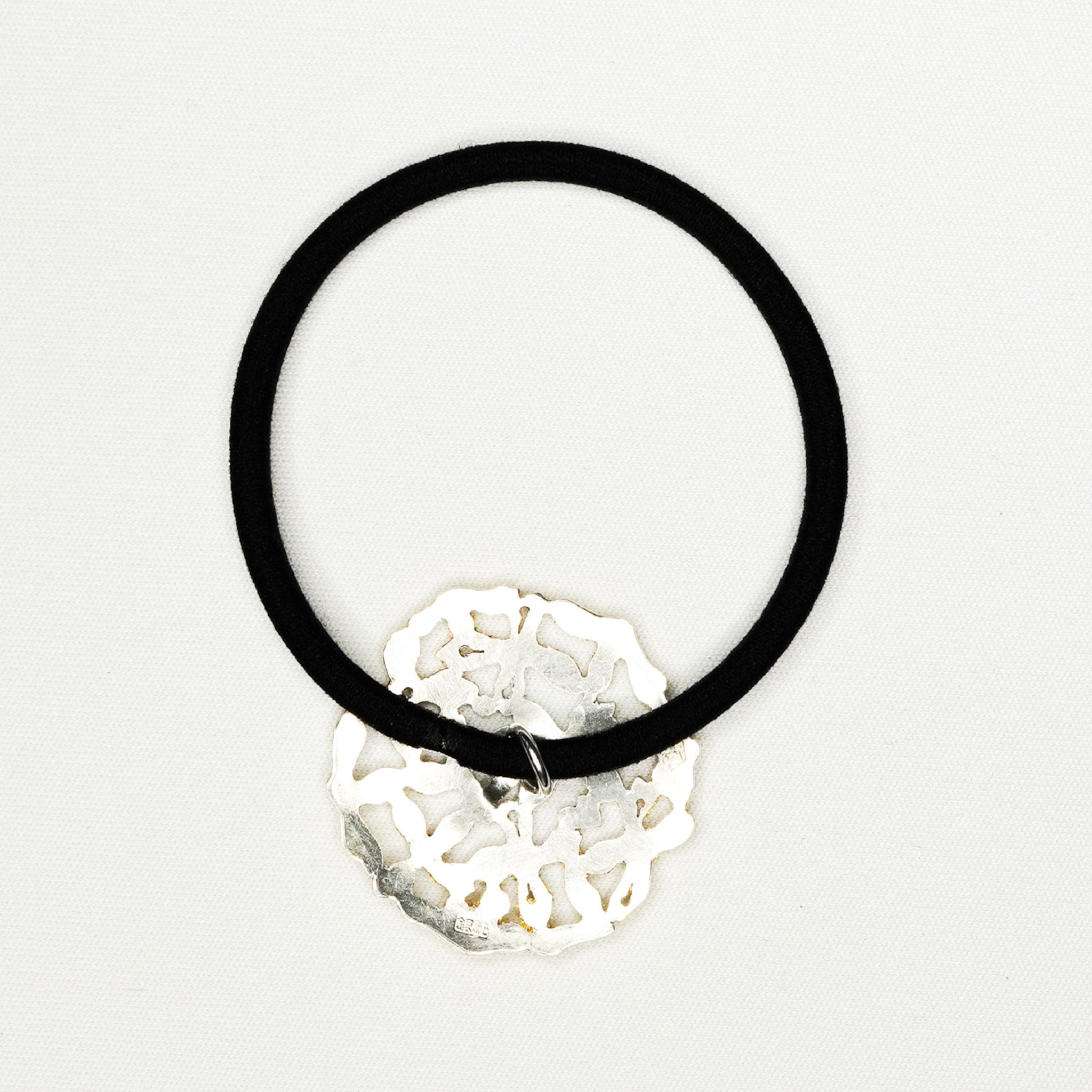 Pure Silver Hair Tie, Osmanthus