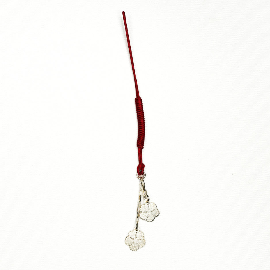 Silver Small Flower Netsuke