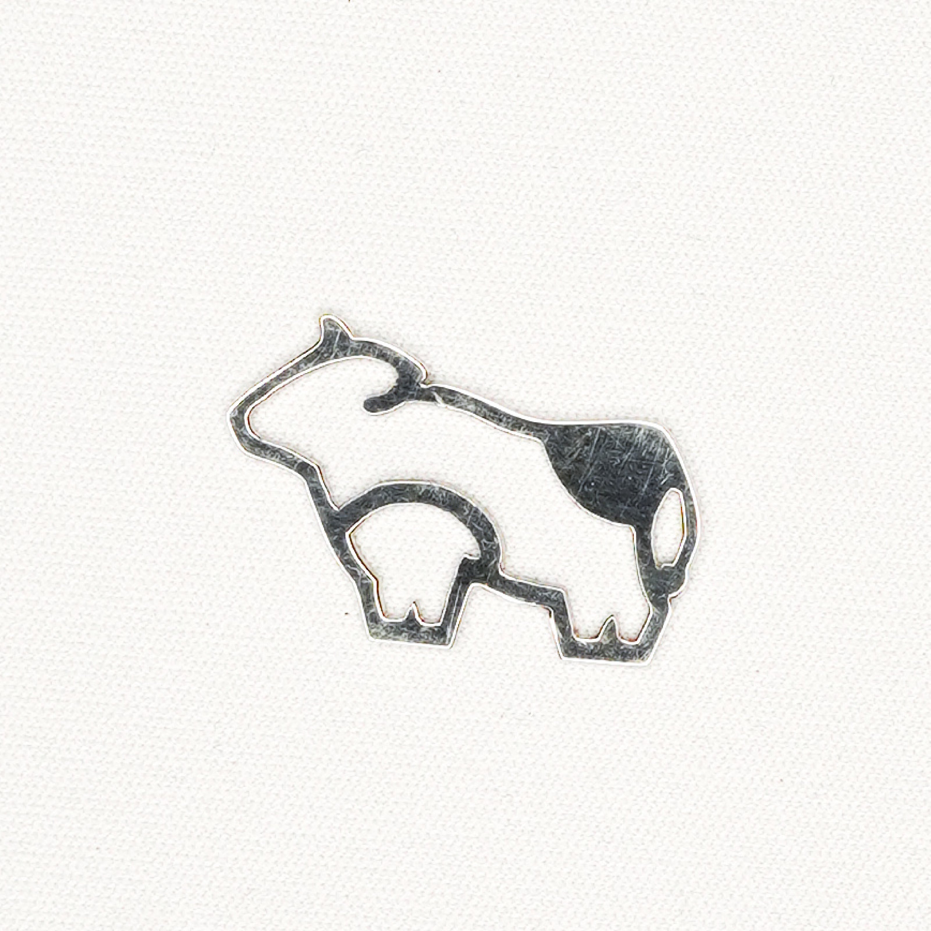 Silver openwork Zodiac Netsuke