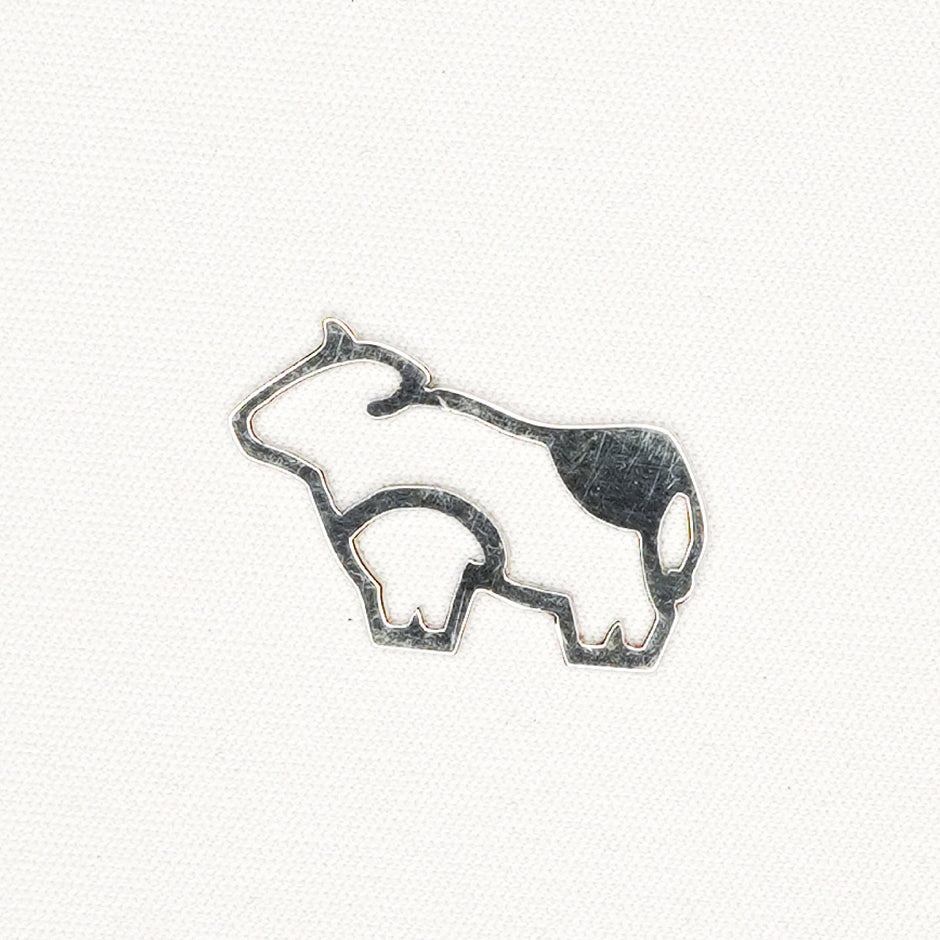 Silver openwork Zodiac Netsuke