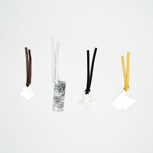 純銀 しおり 植物