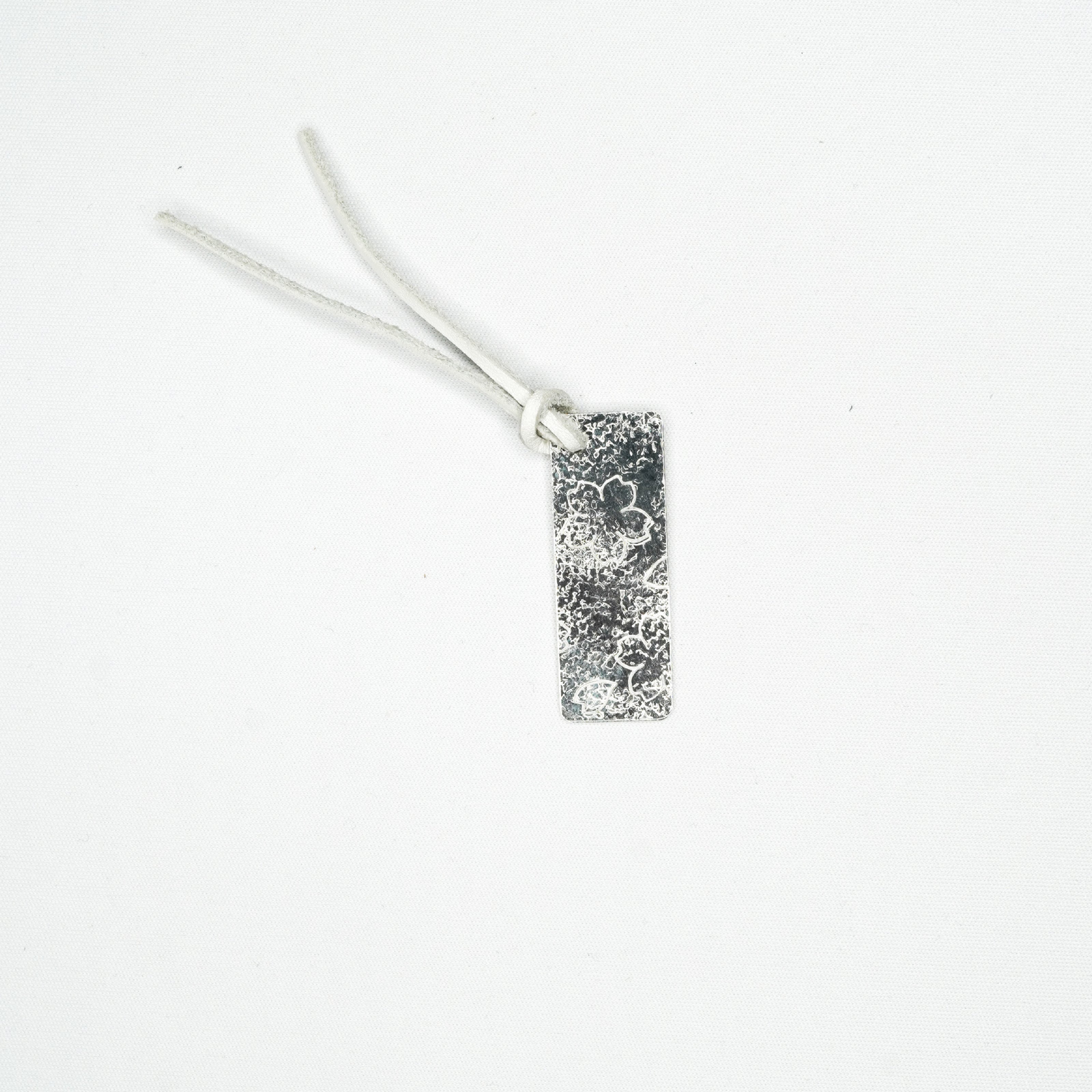 Pure Silver Bookmark Plant