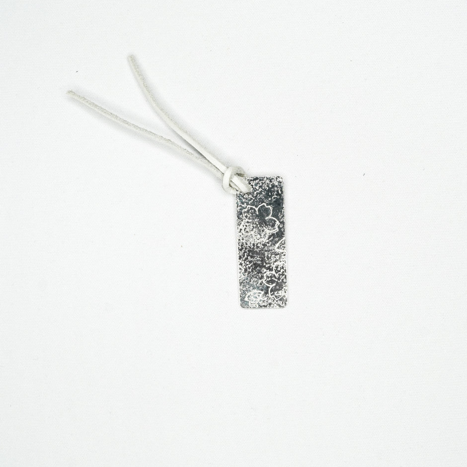 Pure Silver Bookmark Plant