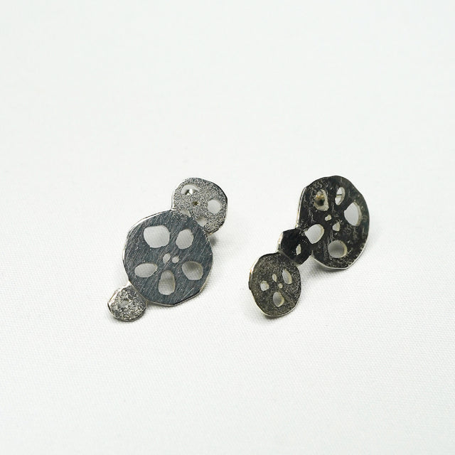 Lotus root earrings