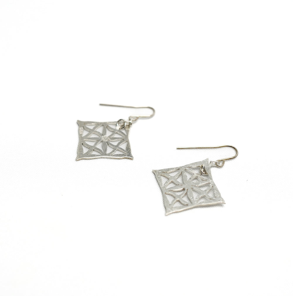 Pure Silver Kaleidoscope Earrings