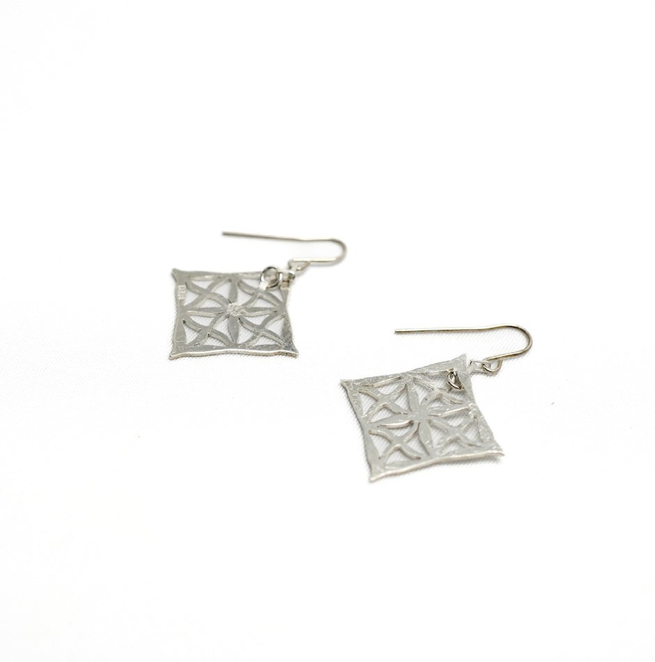 Pure Silver Kaleidoscope Earrings