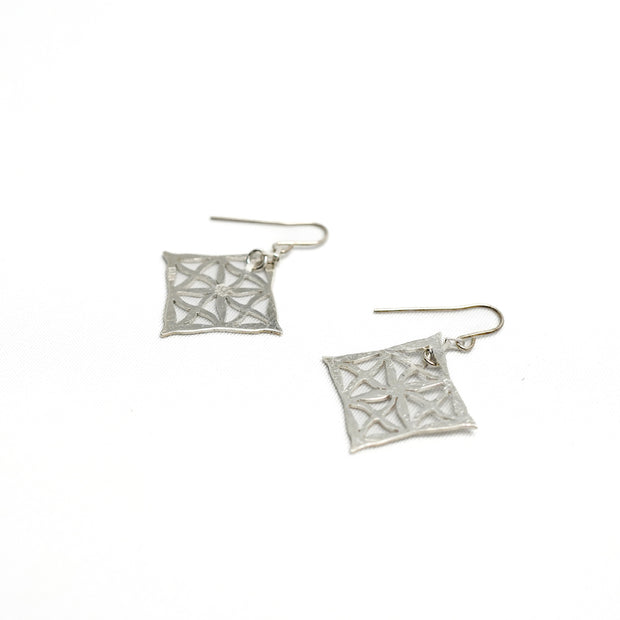 Pure Silver Kaleidoscope Earrings