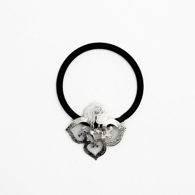 ヘアゴム 葵  純銀