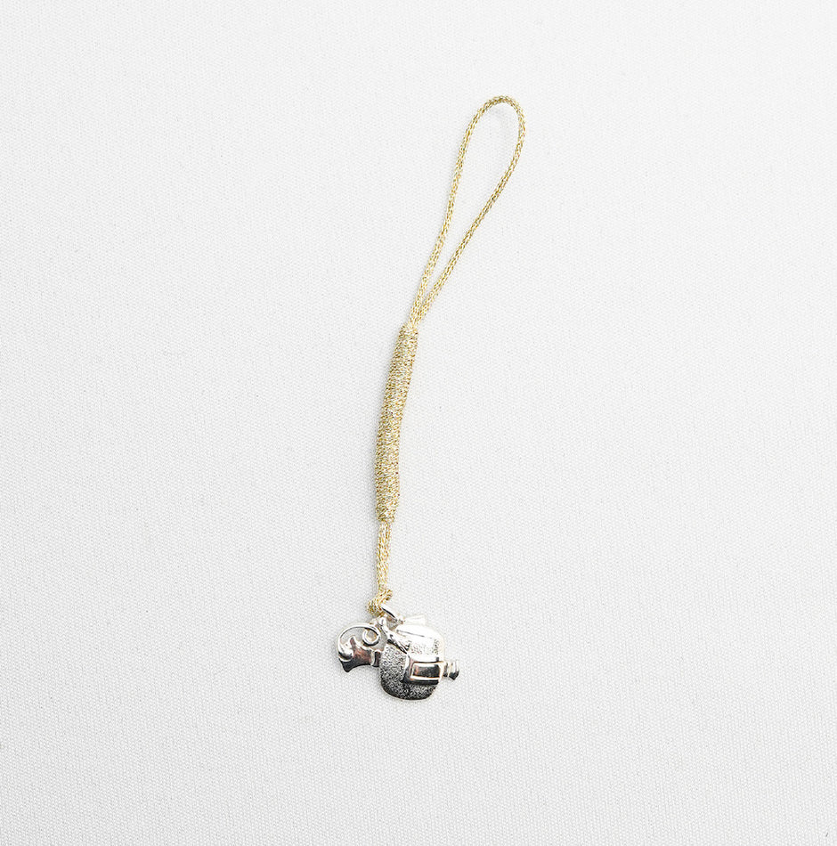 Silver auspicious netsuke