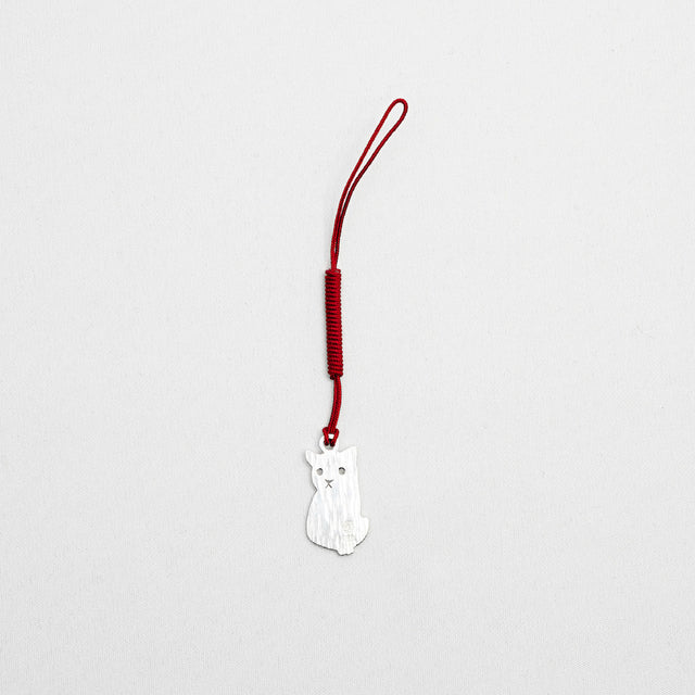Tiger Cat Netsuke, Pure Silver