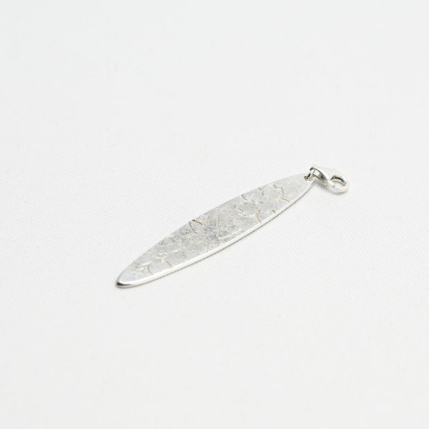 帯ばさみ 雲錦 純銀