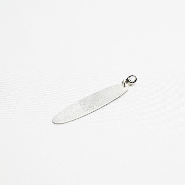 Obi clips, oval, pure silver