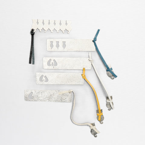 純銀 しおり 猫物語