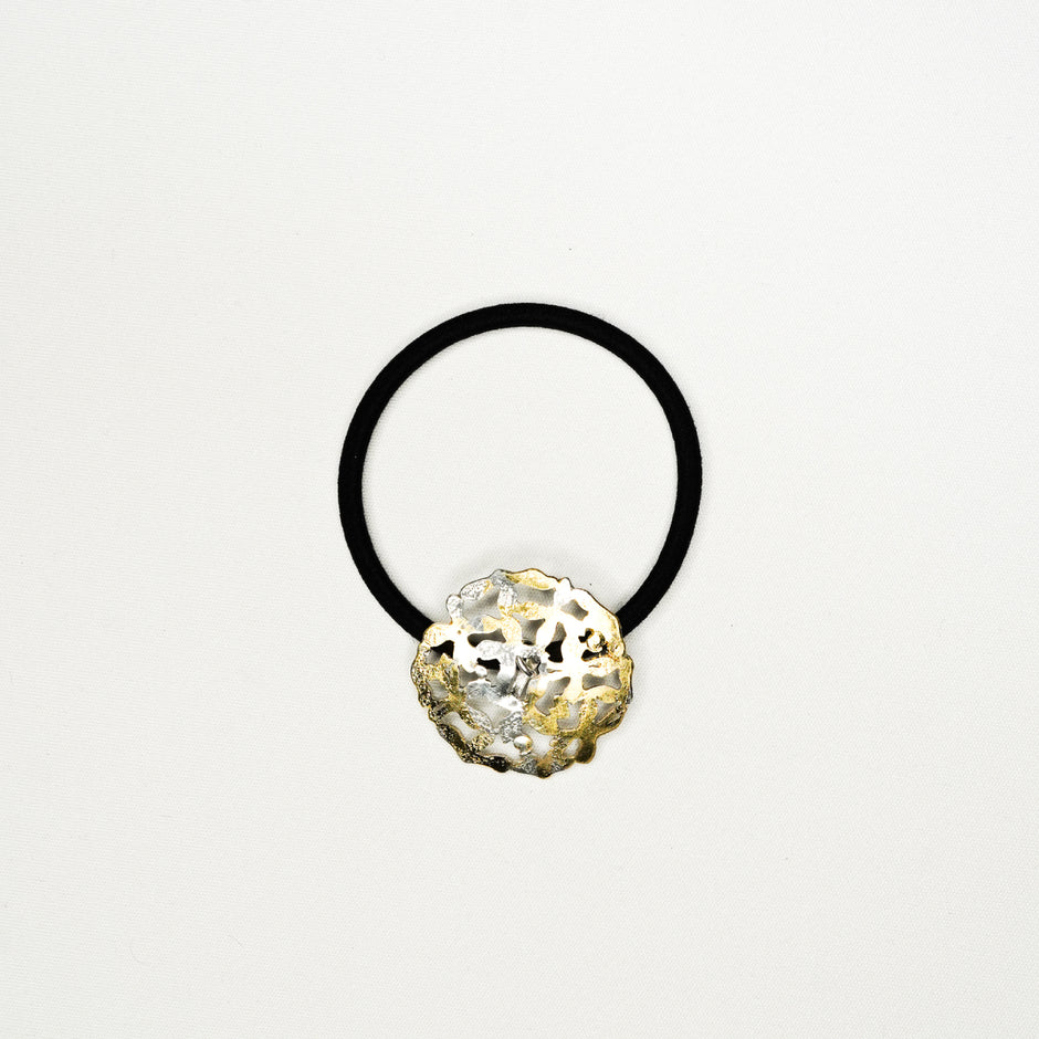 Pure Silver Hair Tie, Osmanthus