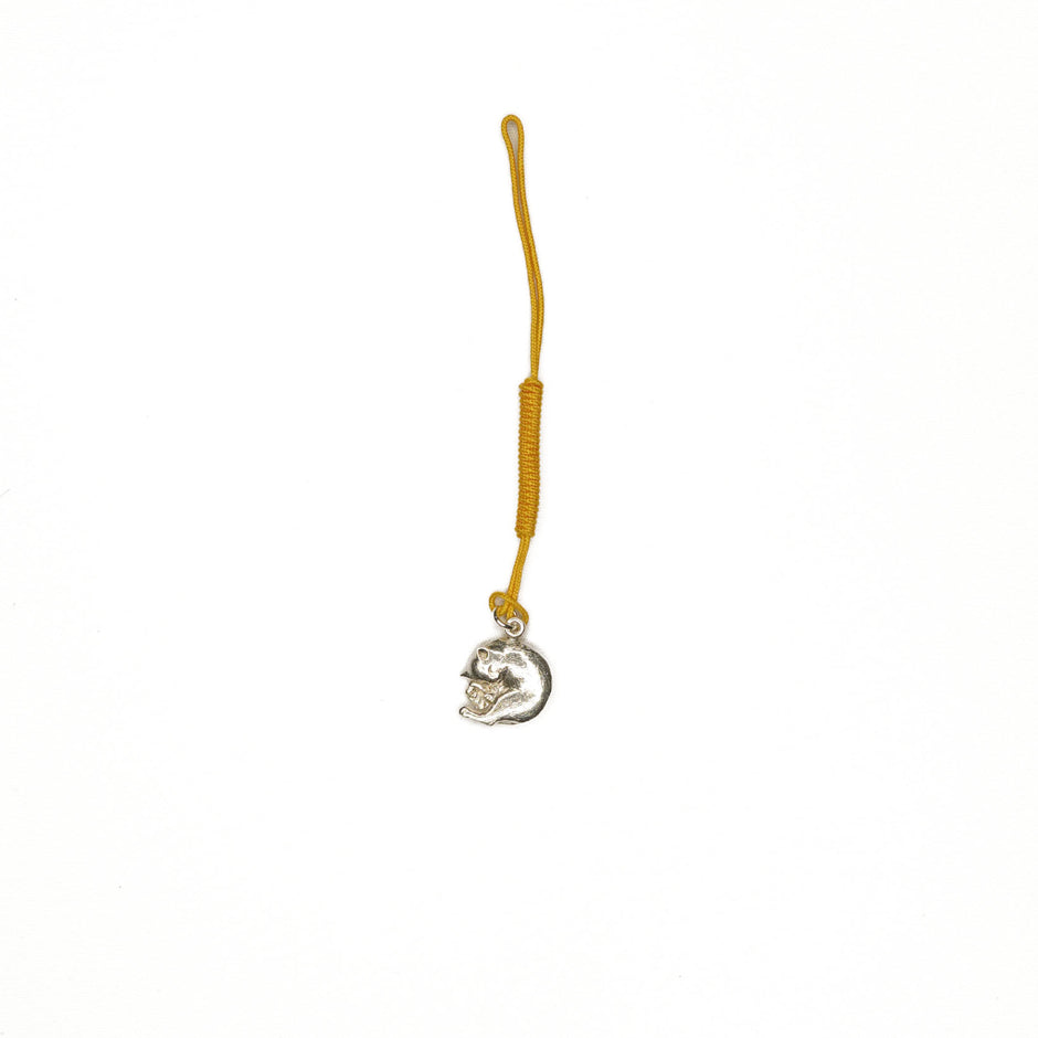 Sleeping Cat Netsuke Silver