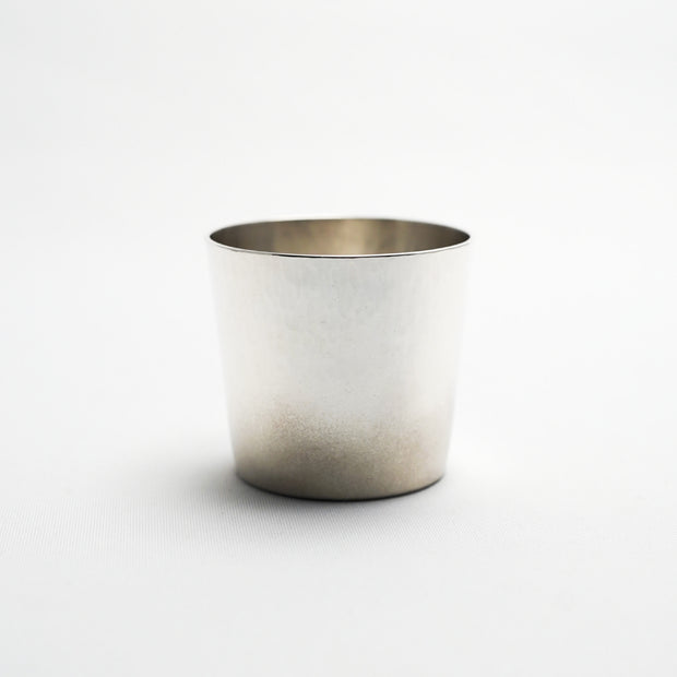 Pure silver sake cup "Morning Calm"