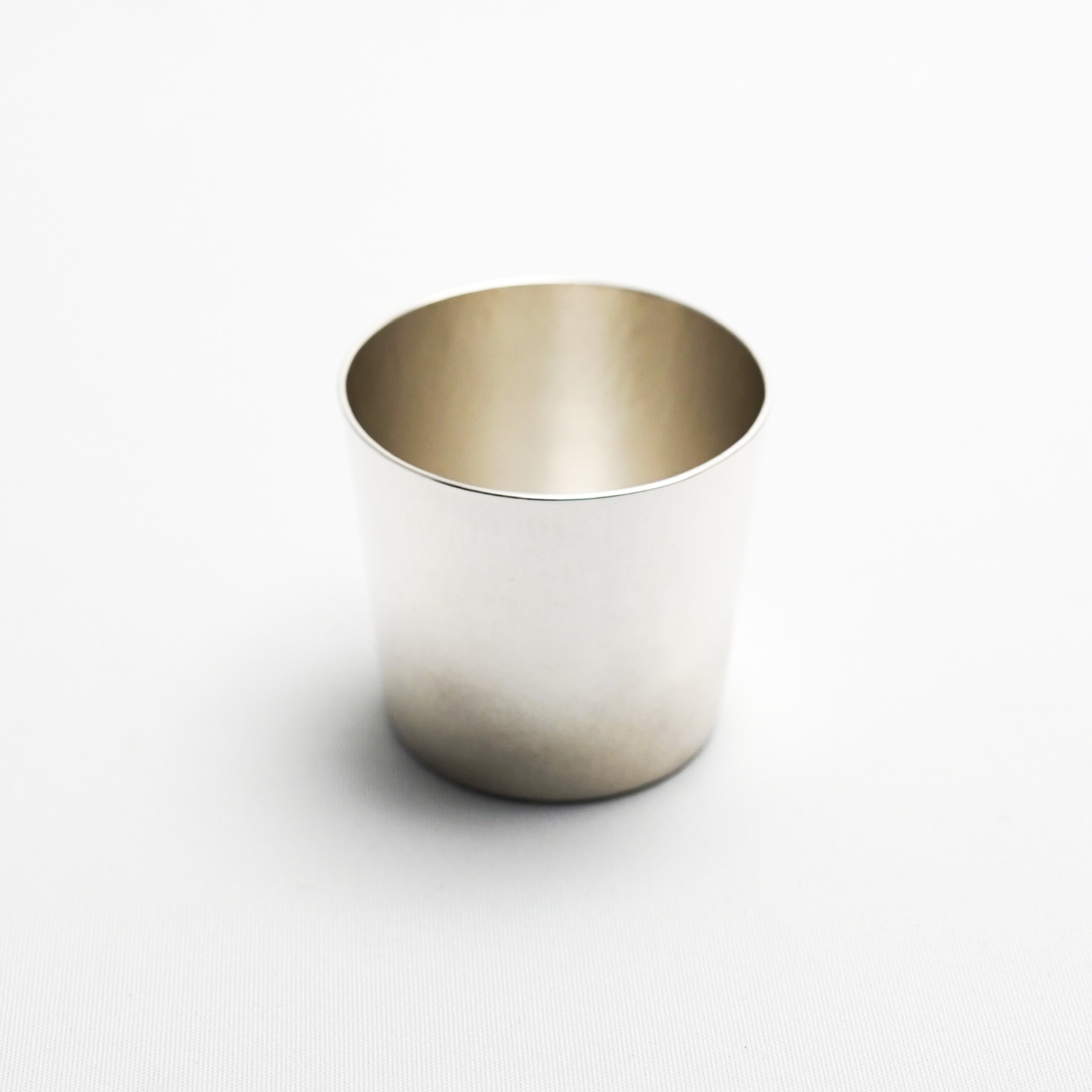 Pure silver sake cup 