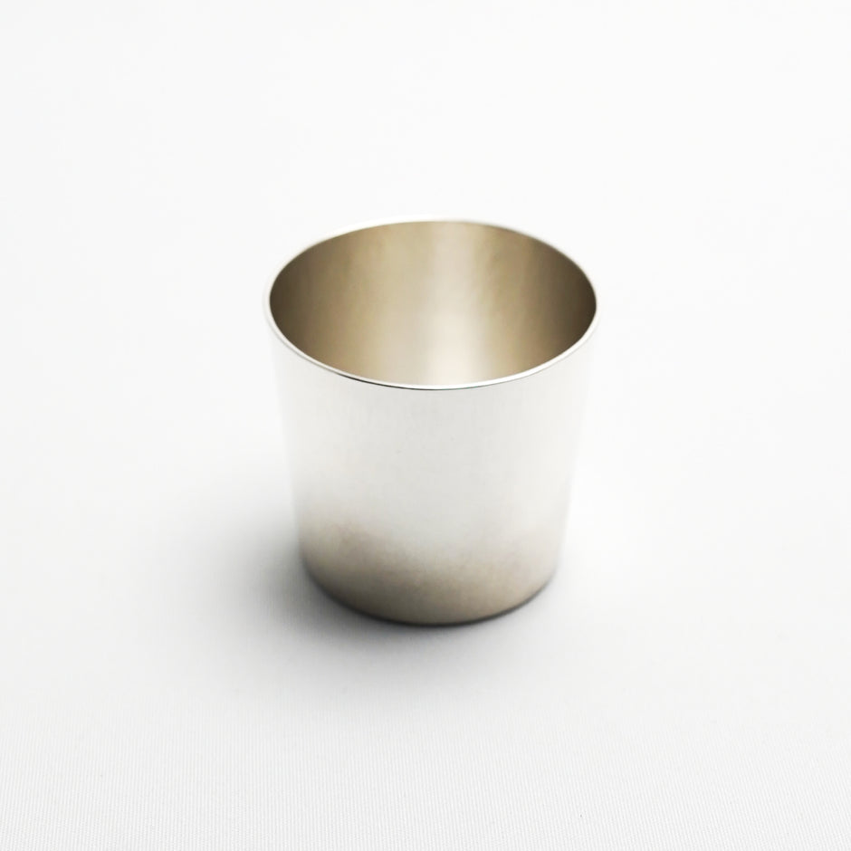 Pure silver sake cup 