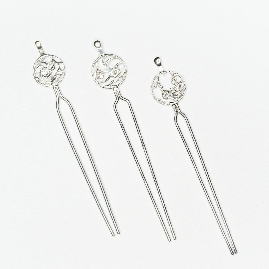 Flower pattern hairpin